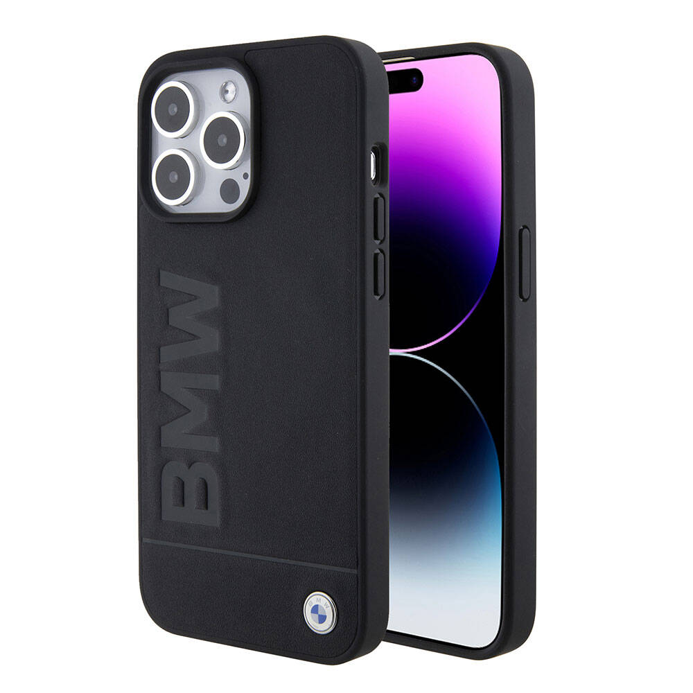 BMW iPhone 15 Pro Max Orjinal Lisanslı Magsafe Şarj Özellikli Sıcak Damga Logolu Deri Telefon Kılıfı - 1 BMW iPhone 15 Pro Max Orjinal Lisanslı Magsafe Şarj Özellikli Sıcak Damga Logolu Deri Telefon Kılıfı - 1